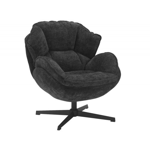 Atpūtas krēsls BETTY melns